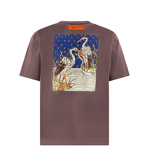 Medieval Heron SS Tee Grey White