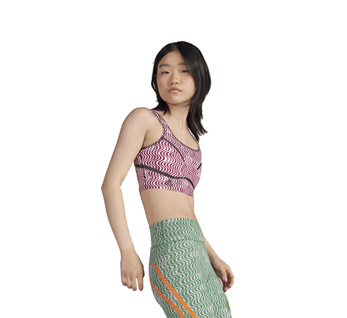 Adidas Stella McCartney Print Crop Top