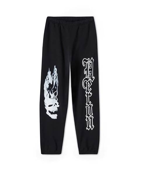 Flaming Skull Sweatpants