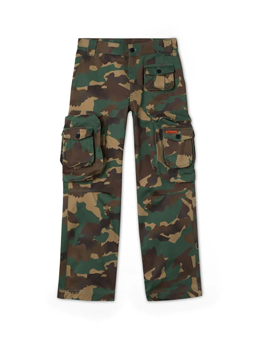 Camo Green Cargo Pants