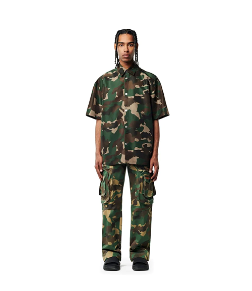 Camo Green Cargo Pants