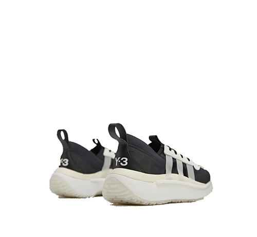 Y-3 Qisan Cozy II Black And White Chunky Sneaker