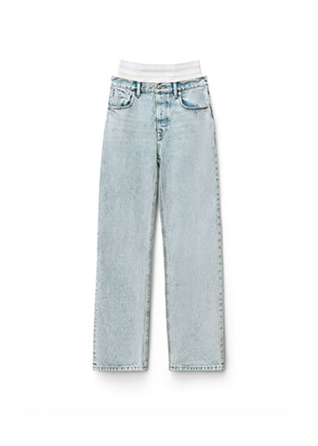 Low Rise Straight Jean W Logo Elastic Underwear