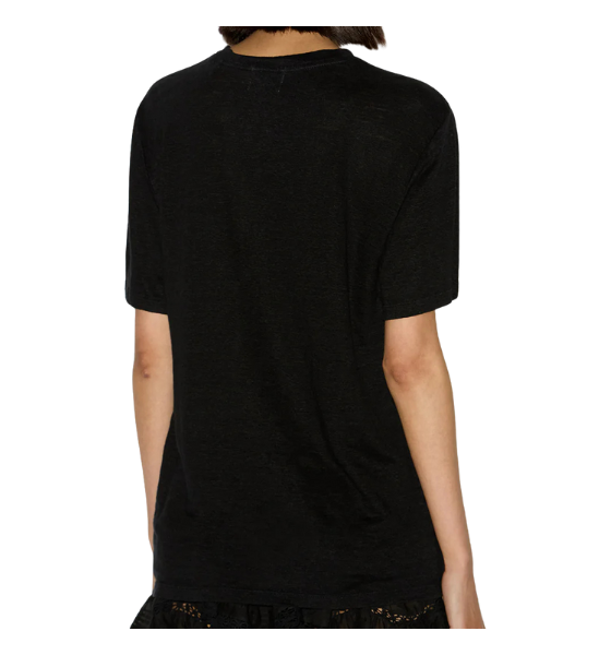 Black Zewel Short-Sleeve Logo T-shirt