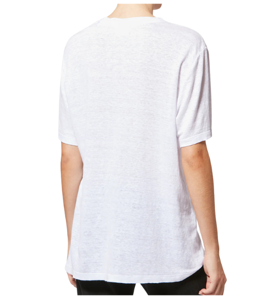 White/Light Gold Zewel Short-Sleeve Logo T-shirt