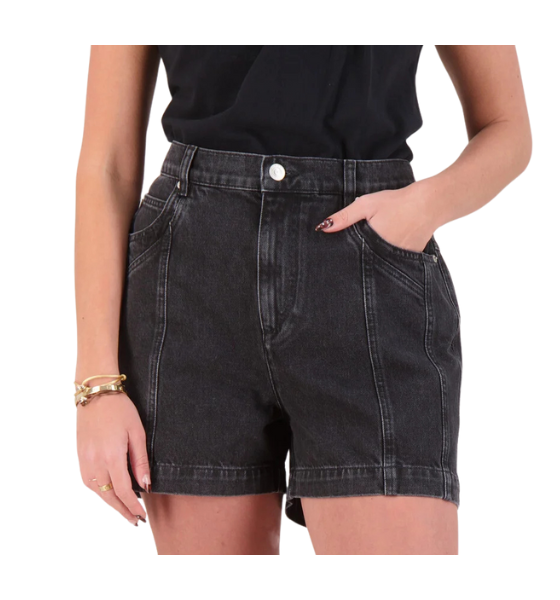 Faded Black Joely Shorts