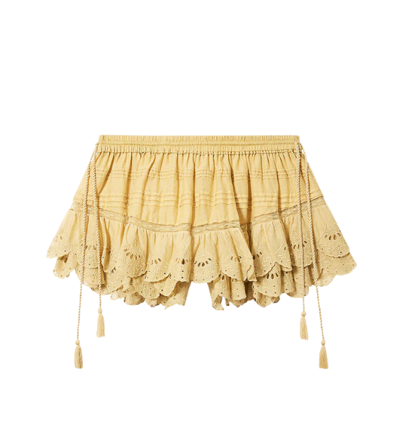 Light Ochre Puria Shorts