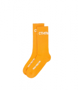 Ctnmb Long Socks Orange White