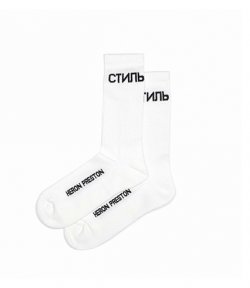 Ctnmb Long Socks White Black