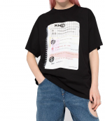 Printed Black T-Shirt
