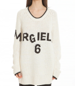 Oversized Ivory Knitted Sweater