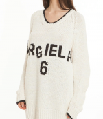 Oversized Ivory Knitted Sweater