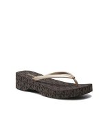 Lilo Brown/ Gold Flip Flop