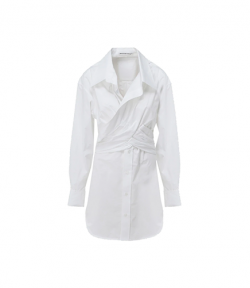 Cross Front Shirt Dress