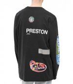 LS T-Shirt Global Collage Black Blue