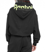 Victoria Beckham Black Cropped Hoodie