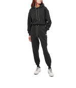 Victoria Beckham Black Cropped Hoodie