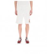 Knitted Cotton Off White Trousers