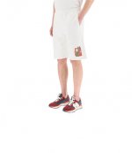 Knitted Cotton Off White Trousers