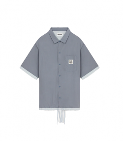 Woven Cotton Light Blue Shirt