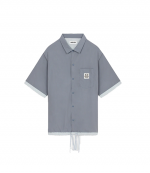 Woven Cotton Light Blue Shirt