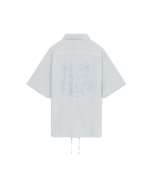 Woven Cotton Light Blue Shirt