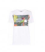 Knitted White Cotton T-Shirt