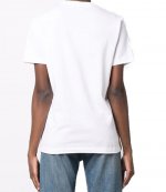 Knitted White Cotton T-Shirt
