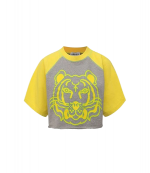 Knitted Cotton Pearl Grey T-Shirt