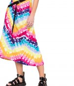 Woven Synthetic Skirt