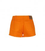 Woven Deep Orange Cotton Trousers