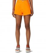 Woven Deep Orange Cotton Trousers