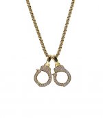 Handcuffs Gold Chain