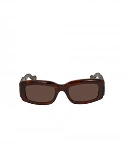 BB Brown Rectangular Sunglasses