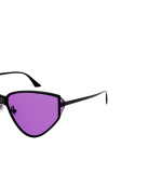 Black Violet Cat-eye Sunglasses