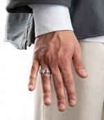 Cuban Silver Ring