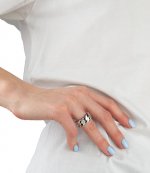 Cuban Silver Ring