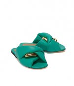 Women's Chain Turquoise Twist Sandal