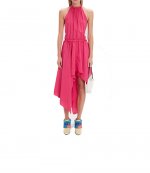 Asymmetric Halterneck Dress