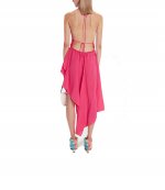 Asymmetric Halterneck Dress
