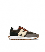 Grey Green Beige Allacciato Sneaker
