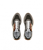 Grey Green Beige Allacciato Sneaker