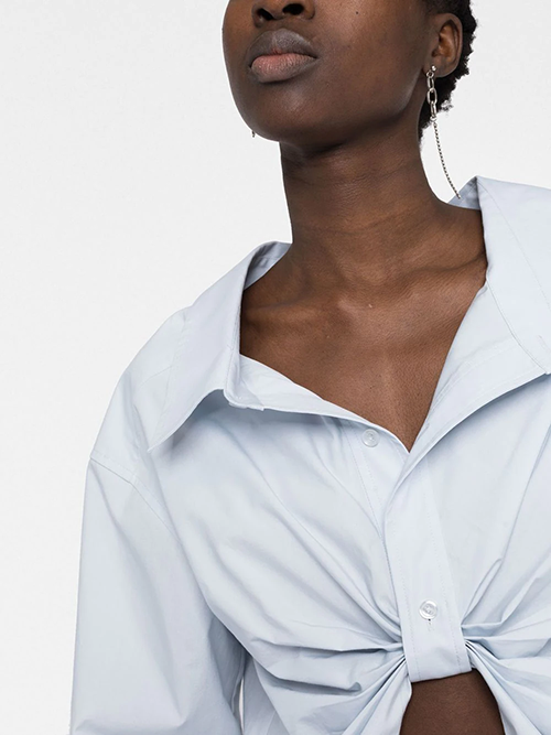 Butterfly Pull Up Button Down Shirt