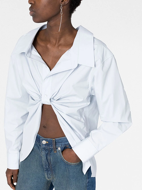 Butterfly Pull Up Button Down Shirt