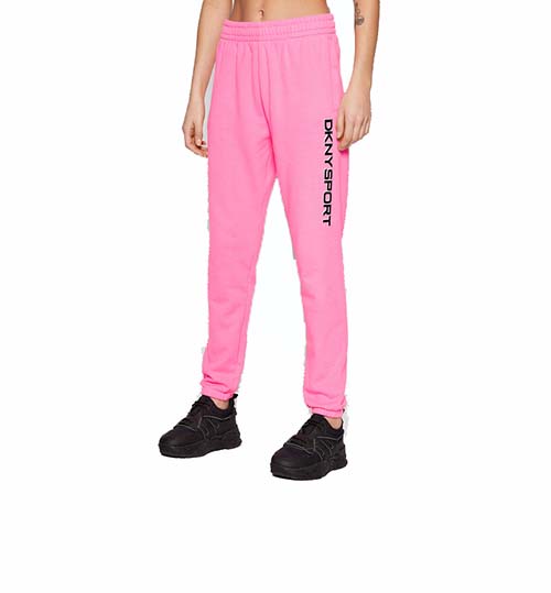 Black Logo Pink Pants