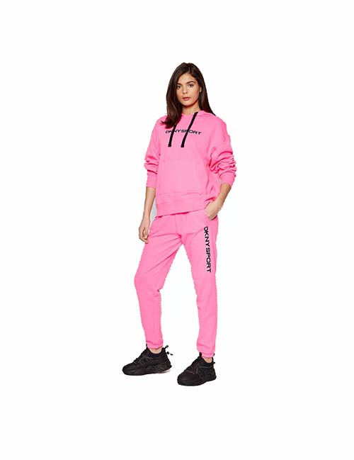 Black Logo Pink Pants