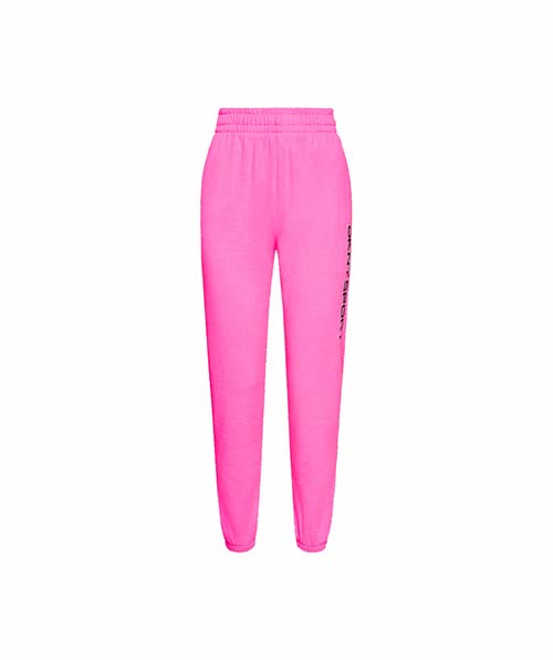 Black Logo Pink Pants