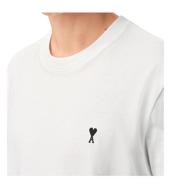 White Light Jersey Contrasted Adc T-Shirt