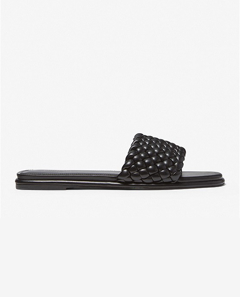 Amelia Flat Black Slide