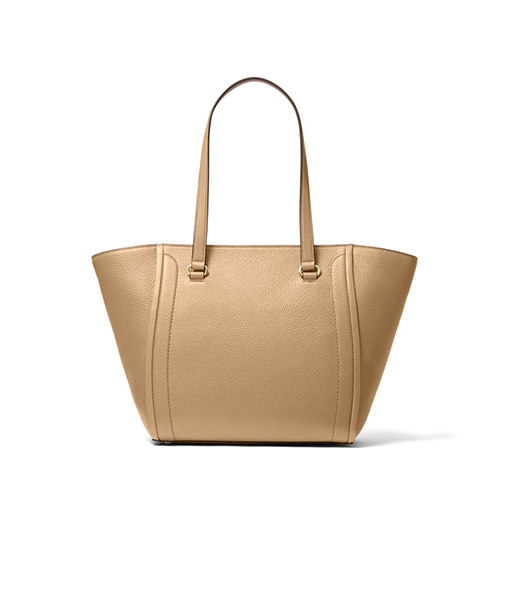 Carine Camel Medium Leather Tote Bag